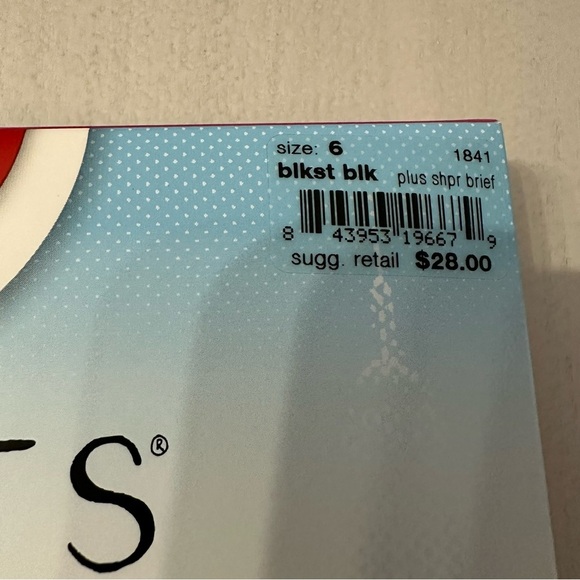 Assets Red Hot Label by SPANX Super Control HighWaist Black Brief Panty Sz 6 NWT - Picture 3 of 8